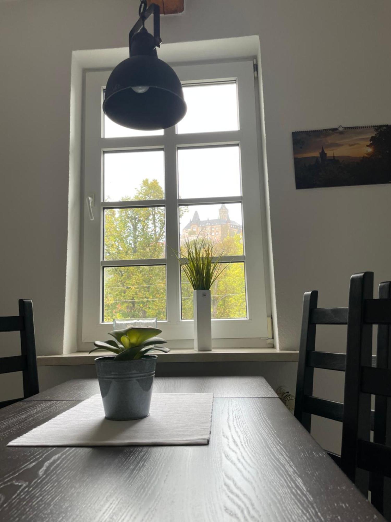 ヴェルニゲローデHaus Kreuzberg Mit Schlossblickアパートメント エクステリア 写真